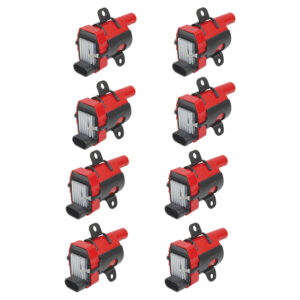 Ignition Coils, GM LS2 Truck Performance - 8pc Set (Red)