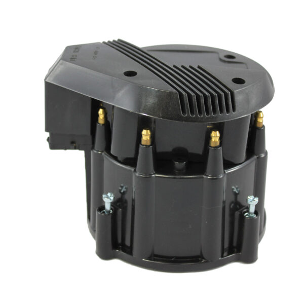 Cap, HEI Distributor Super Cap & Rotor V8 Replacement (Black Cap) 1