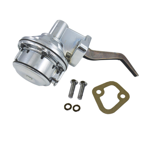 Fuel Pump, SB Ford 221-351W Mechanical with Hardware (Chrome Aluminum) 1