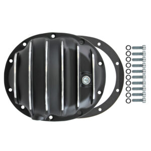 Differential Cover, Dana 35 10-Bolt with Gasket/Hardware (Black Aluminum)