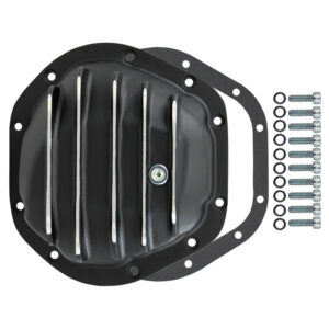 Differential Cover, Dana 44 10-Bolt with Gasket/Hardware (Black Aluminum)