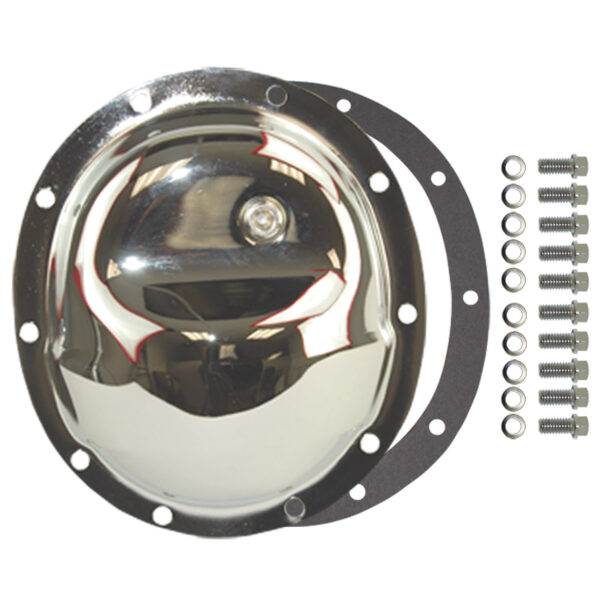 Differential Cover, Dana 35 10-Bolt with Gasket/Hardware (Chrome Steel) 1
