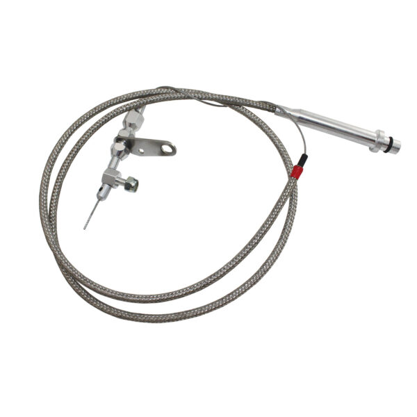 Throttle Kickdown Cable, GM/Chevy TH350 56″ (Braided Stainless Steel) 1