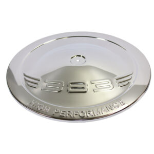 Air Cleaner Top, 14" Muscle Car with "383" C.I.D. Logo (Chrome Steel)