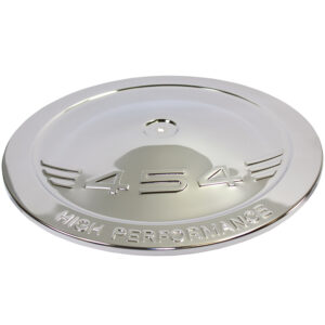 Air Cleaner Top, 14" Muscle Car with "454" C.I.D. Logo (Chrome Steel)