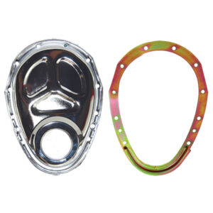 Timing Chain Cover, SB Chevy 2-Piece (Chrome Steel)