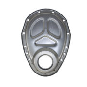 Timing Chain Cover, SB Chevy (Unplated Steel) 1