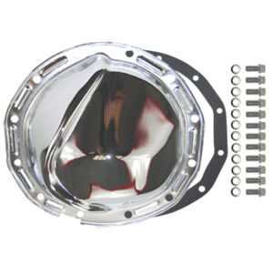 Differential Cover, GM Car 8.875" 12-Bolt with Gasket/Hardware (Chrome Steel)