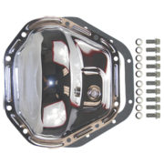 Differential Cover, Dana 60 10-Bolt Front/Rear with Gasket/Hardware (Chrome Steel) 1