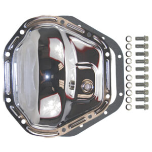 Differential Cover, Dana 60 10-Bolt Front/Rear with Gasket/Hardware (Chrome Steel)