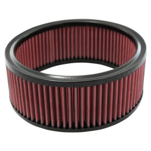 Air Cleaner Filter, 8" X 3" Round with Red Oil (Washable)