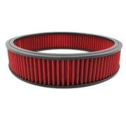 Air Cleaner Filter, 14″ X 3″ Round with Red Oil (Washable) 1