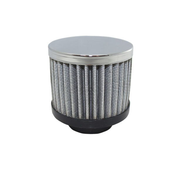Breather Cap, Clamp-On Hi-Perf Washable Filter (Chrome Steel) 1