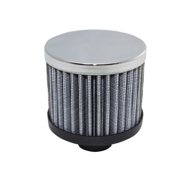 Breather Cap, Push-In Hi-Perf Washable Filter (Chrome Steel) 1