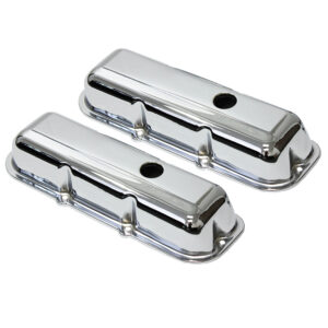 Valve Covers, 1980-89 Chevy 200-229 2.8L (Chrome Steel)