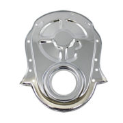 Timing Chain Cover, BB Chevy 396-454 (Chrome Steel) 1