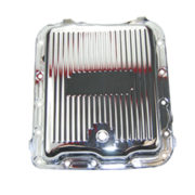 Transmission Pan, Chevy 700R4 Finned (Chrome Steel) 1