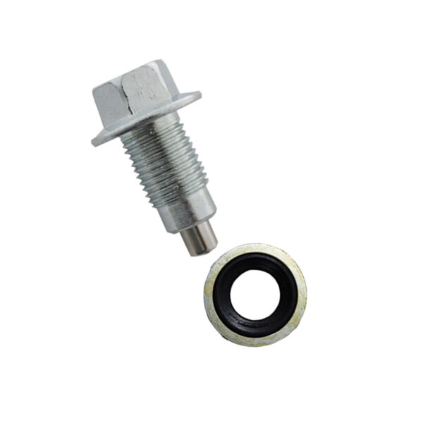 Drain Plug, Magnetic with Washer (Unplated Steel) 1