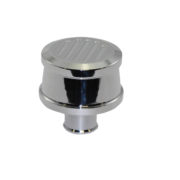 Breather Cap, Push-In Ball-Milled (Polished Aluminum) 1