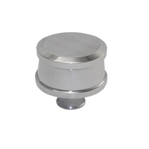 Breather Cap, Push-In Smooth (Polished Aluminum)