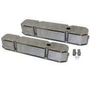 Valve Covers, Mopar 383-440 Smooth with Hole (Polished Aluminum) 1
