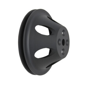 Pulley, Water Pump BB Chevy SWP Single Groove (Black Aluminum)
