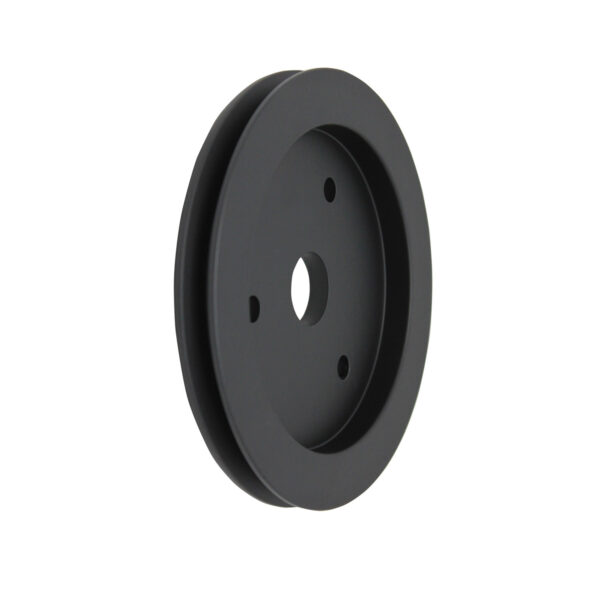 Pulley, Crank BB Chevy SWP Single Groove (Black Aluminum) 1