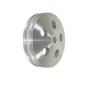 Pulley, Power Steering Early GM Double Groove (Satin Aluminum)