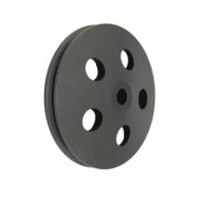Pulley, Power Steering Early GM Single Groove (Black Aluminum) 1