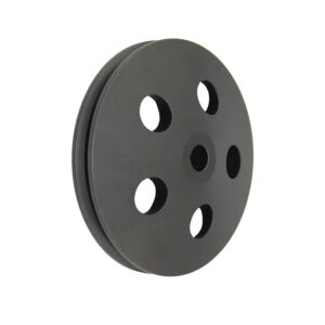 Pulley, Power Steering Early GM Single Groove (Black Aluminum)