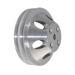 Pulley, Water Pump SB Chevy LWP Double Groove (Satin Aluminum)