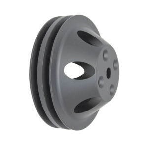 Pulley, Water Pump SB Chevy LWP Double Groove (Black Aluminum)