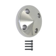 Pulley Nose, SB Chevy LWP with Hardware (Satin Aluminum) 1