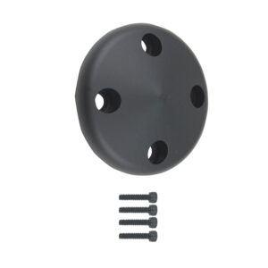 Pulley Nose, SB Chevy LWP with Hardware (Black Aluminum)