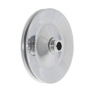 Pulley, Power Steering Early GM Single Groove (Chrome Steel)