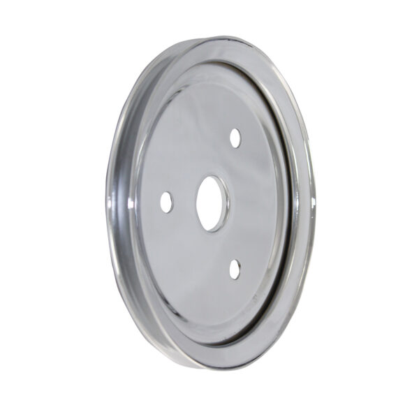 Pulley, Crank SB Chevy SWP Single Groove (Chrome Steel) 1