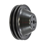 Pulley, Water Pump SB Chevy SWP Double Groove (Black Steel) 1