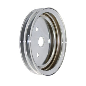 Pulley, Crank SB Chevy SWP Double Groove (Chrome Steel)