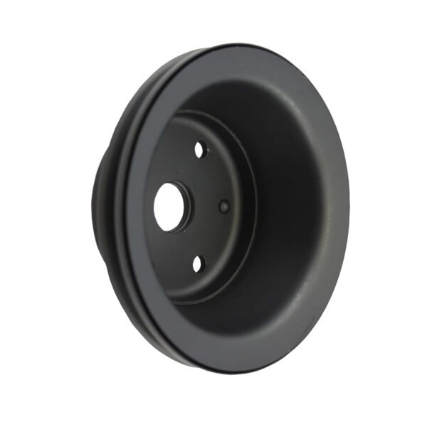 Pulley, Crank SB Chevy LWP Single Groove (Black Steel) 1