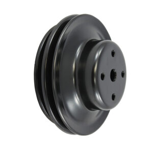 Pulley, Water Pump BB Chevy LWP Double Groove (Black Steel)