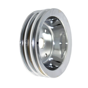 Pulley, Crank SB Chevy SWP Triple Groove (Chrome Steel)