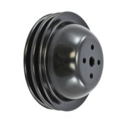 Pulley, Water Pump BB Chevy SWP Double Groove (Black Steel) 1