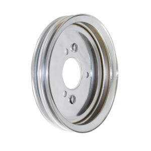 Pulley, Crank BB Chevy SWP Double Groove (Chrome Steel)