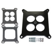 Carburetor Spacer Kit, Holley & AFB 4bbl 1/2″ Ported with Gaskets/Hardware (Phenolic) 1