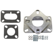 Carburetor Adapter Kit, Rochester 2bbl with Gaskets/Hardware (Aluminum) 1