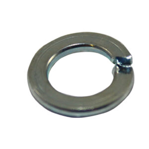 Washer, 1/4" Split Lock (White Zinc Steel)
