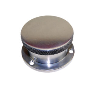 Bung, Cap and Base for Aluminum Valve Cover (Polished Aluminum)